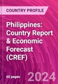 Philippines: Country Report & Economic Forecast (CREF)- Product Image