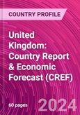 United Kingdom: Country Report & Economic Forecast (CREF)- Product Image