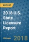 2018 U.S. State Licensure Report - Product Thumbnail Image