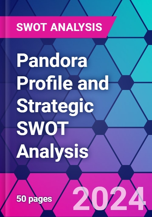 Serrated i mellemtiden en million Pandora Profile and Strategic SWOT Analysis