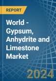 World - Gypsum, Anhydrite and Limestone - Market Analysis, Forecast, Size, Trends and Insights- Product Image