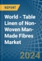 World - Table Linen of Non-Woven Man-Made Fibres - Market Analysis, Forecast, Size, Trends and Insights - Product Image