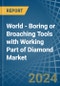 World - Boring or Broaching Tools with Working Part of Diamond - Market Analysis, Forecast, Size, Trends and Insights - Product Thumbnail Image