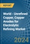 World - Unrefined Copper, Copper Anodes for Electrolytic Refining - Market Analysis, forecast, Size, Trends and Insights. Update: COVID-19 Impact - Product Image