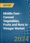 Middle East - Canned Vegetables, Fruits and Nuts in Vinegar - Market Analysis, Forecast, Size, Trends and insights. Update: COVID-19 Impact - Product Image