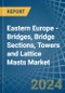 Eastern Europe - Bridges, Bridge Sections, Towers and Lattice Masts (of Iron or Steel) - Market Analysis, Forecast, Size, Trends and Insights. Update: COVID-19 Impact - Product Thumbnail Image