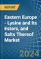 Eastern Europe - Lysine and Its Esters, and Salts Thereof - Market Analysis, Forecast, Size, Trends and Insights. Update: COVID-19 Impact - Product Thumbnail Image