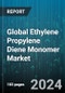Global Ethylene Propylene Diene Monomer Market by Type (Peroxide Cured EPDM, Radiation Cured EPDM, Sulphur Cured EPDM), Manufacturing Process (Gas-Phase Polymerisation Process, Slurry & Suspension Process, Solution Polymerisation Process), End-Use - Forecast 2024-2030 - Product Image