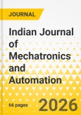Indian Journal of Mechatronics and Automation- Product Image