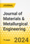 Journal of Materials & Metallurgical Engineering - Product Thumbnail Image