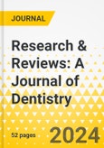 Research & Reviews: A Journal of Dentistry- Product Image