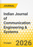 Indian Journal of Communication Engineering & Systems- Product Image