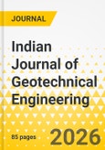 Indian Journal of Geotechnical Engineering- Product Image