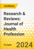 Research & Reviews: Journal of Health Profession- Product Image
