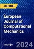 European Journal of Computational Mechanics- Product Image
