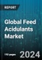 Global Feed Acidulants Market by Animal Type (Aquaculture, Equine, Pets), Type (Acetic Acid, Citric Acid, Formic Acid) - Forecast 2024-2030 - Product Thumbnail Image