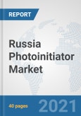 Russia Photoinitiator Market: Prospects, Trends Analysis, Market Size and Forecasts up to 2027- Product Image
