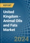 United Kingdom - Animal Oils and Fats - Market Analysis, Forecast, Size, Trends and Insights. Update: COVID-19 Impact - Product Image