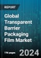 Global Transparent Barrier Packaging Film Market by Material (Ethylene-Vinyl Alcohol (EVOH), Polychlorotrifluoroethylene (PCTFE), Polyethylene Terephthalate (PET)), Application (Consumer Goods, Food & Beverages, Household Care Product Packaging) - Forecast 2024-2030 - Product Thumbnail Image
