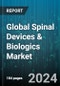 Global Spinal Devices & Biologics Market by Type (Fracture Treatment, Motion Preservation, Non-Fusion Technologies), Application (Ambulatory Surgical Centers, Clinics, Hospitals) - Forecast 2024-2030 - Product Thumbnail Image