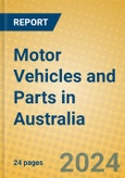 Motor Vehicles and Parts in Australia- Product Image