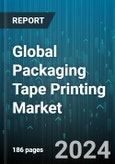 Global Packaging Tape Printing Market by Product (Acrylic Carton Sealing Tape, Hot Melt Carton Sealing Tape, Natural Rubber Carton Sealing Tape), Material (Polypropylene, Polyvinyl Chloride), Mechanism, Printing Ink, Application - Forecast 2024-2030- Product Image