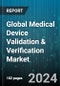 Global Medical Device Validation & Verification Market by Therapeutic Area (Cardiovascular, Dermatology, ENT), Application (Diagnostics, Implants, Therapeutic), Technology - Forecast 2024-2030 - Product Image