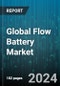 Global Flow Battery Market by Type (Hybrid Flow Battery, Membrane-less Flow Battery, Redox Flow Battery), Material (Iron, Vanadium, Zinc-Bromine), Ownership, Storage, Application - Forecast 2024-2030 - Product Image