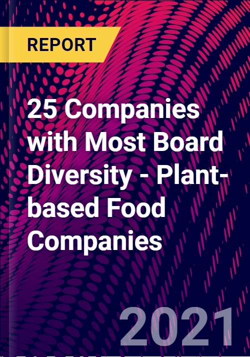 25 Companies with Most Board Diversity Plantbased Food Companies