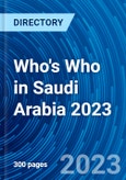 Who's Who in Saudi Arabia 2023- Product Image