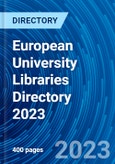European University Libraries Directory 2023- Product Image