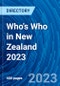 Who's Who in New Zealand 2023 - Product Thumbnail Image