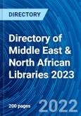 Directory of Middle East & North African Libraries 2023- Product Image