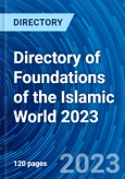 Directory of Foundations of the Islamic World 2023- Product Image