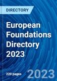 European Foundations Directory 2023- Product Image