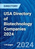 USA Directory of Biotechnology Companies 2024- Product Image