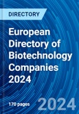 European Directory of Biotechnology Companies 2024- Product Image