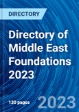Directory of Middle East Foundations 2023- Product Image