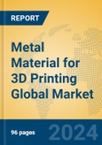 Metal Material for 3D Printing Global Market Insights 2024, Analysis and Forecast to 2029, by Manufacturers, Regions, Technology, Application, Product Type- Product Image