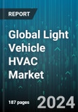 Global Light Vehicle HVAC Market by Component (Compressor, Expansion Device, Heat Exchanging Equipment), Technology (Automatic, Manual), Vehicle - Forecast 2024-2030- Product Image