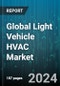 Global Light Vehicle HVAC Market by Component (Compressor, Expansion Device, Heat Exchanging Equipment), Technology (Automatic, Manual), Vehicle - Forecast 2024-2030 - Product Image