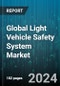Global Light Vehicle Safety System Market by Component (Hardware, Software), Protection System (Active Hood Lifters, Airbags, Pedestrian Protection Airbag), Technology, End User - Forecast 2024-2030 - Product Thumbnail Image