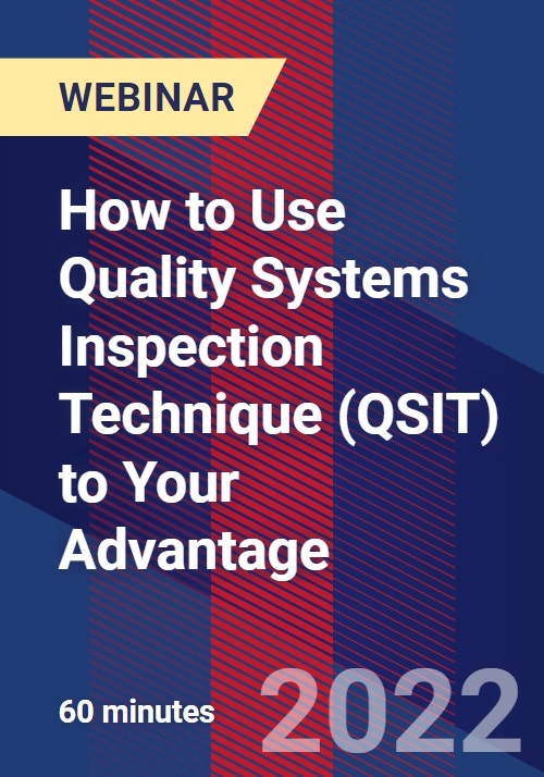 How to Use Quality Systems Inspection Technique (QSIT) to Your