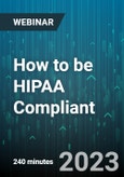 4-Hour Virtual Seminar on How to be HIPAA Compliant - Webinar (Recorded)- Product Image