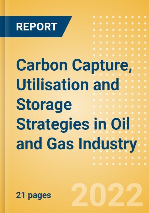 Carbon Capture, Utilisation and Storage (CCUS) Strategies in Oil and ...