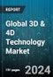 Global 3D & 4D Technology Market by Product (3D & 4D Input Devices, 3D Output Devices), Application (Image Reconstruction, Modeling, Rendering), End-Use Application, Vertical - Forecast 2024-2030 - Product Image