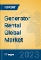 Generator Rental Global Market Insights 2023, Analysis and Forecast to 2028, by Market Participants, Regions, Technology, Product Type - Product Image