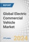 Global Electric Commercial Vehicle Market by Vehicle Type (Pickups, Medium and Heavy-Duty Trucks, Vans, Buses), Propulsion, Range, Battery Type, Power Output, Battery Capacity, Component, End-user, Body Construction and Region - Forecast to 2030 - Product Image
