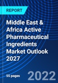 Middle East & Africa Active Pharmaceutical Ingredients Market Outlook 2027- Product Image