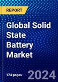 Global Solid State Battery Market (2023-2028) by Components, Type, Rechargeability, Capacity, Application, Geography, Competitive Analysis, and Impact of Covid-19 with Ansoff Analysis- Product Image